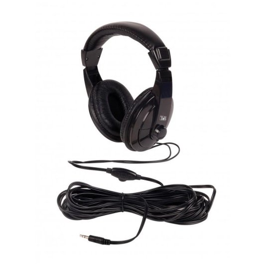 Casque TnB CSHOME1 filaire circum-aural avec câble 8 m noir