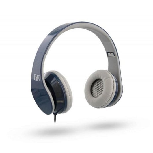 Auriculares T'nB CSSTREAMBL con diadema plegable, color azul