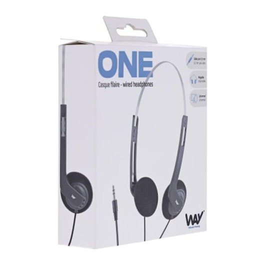 Auriculares T'nB One con cable, jack 3,5 mm, para música, negros