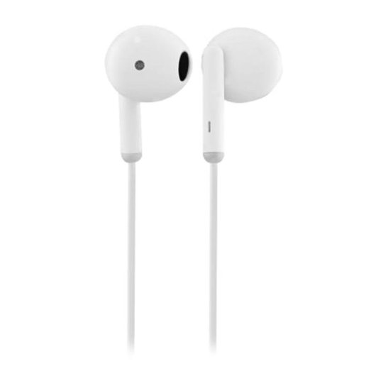 Auriculares TnB Way con cable USB-C para llamadas y música, micrófono, blancos