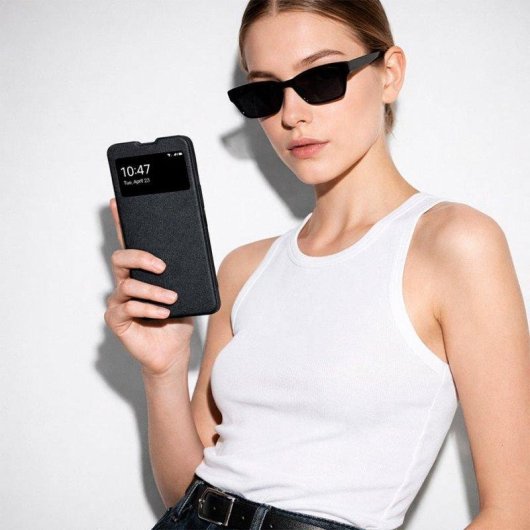 Funda para móvil La Casa de las Carcasas tipo libro suave para Vivo V70 FE