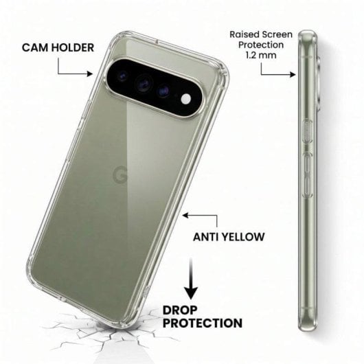 Funda para móvil La Casa de las Carcasas Transparente Antiyellow para Google Pixel 11 Pro XL