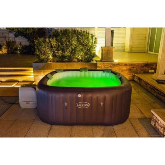 Spa gonflable Bestway Maldives HydroJet Pro Carré 5-7 personnes