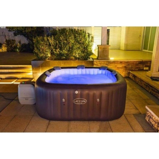 Spa gonflable Bestway Maldives HydroJet Pro Carré 5-7 personnes
