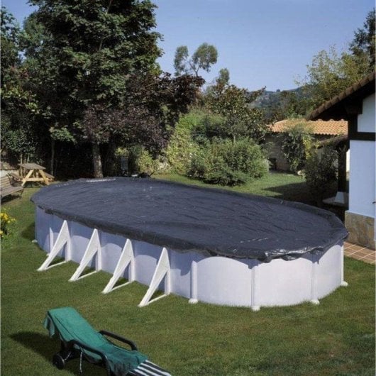 Couverture piscine hivernale ovale Gre CIPROV731 120 g/m2