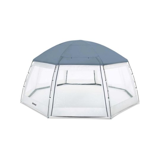 Dôme de piscine Bestway 58612 Transparent Double Toit UPF50+ 4,88m