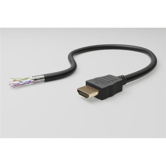 Cable HDMI Goobay 61294 1m 4K@60Hz Macho a Macho Acodado 90° Negro