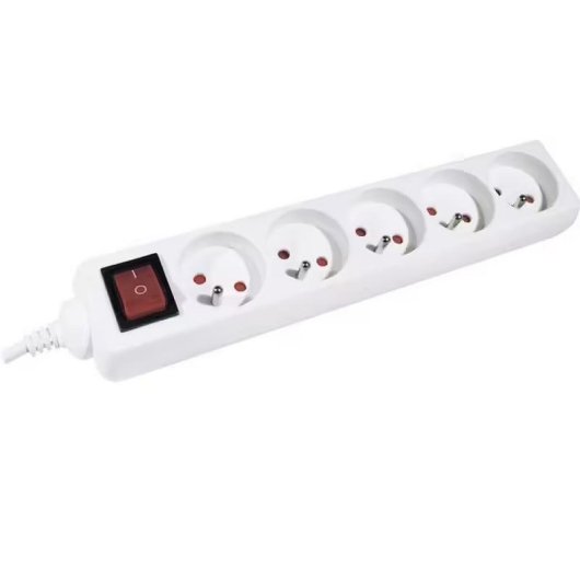 Multiprise Dexlan 808570 5 prises avec interrupteur et câble 4 m