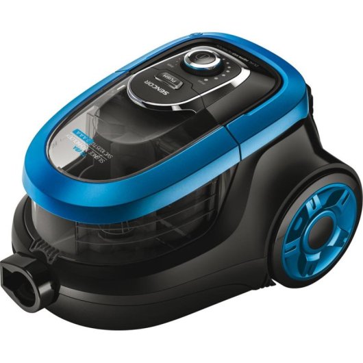 Aspiradora sin bolsa Sencor SVC-1035TQ 750W HEPA H13 1L Negra y azul