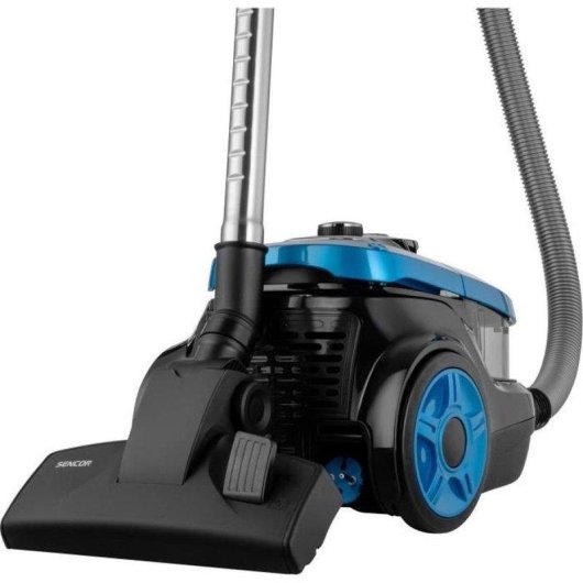 Aspiradora sin bolsa Sencor SVC-1035TQ 750W HEPA H13 1L Negra y azul