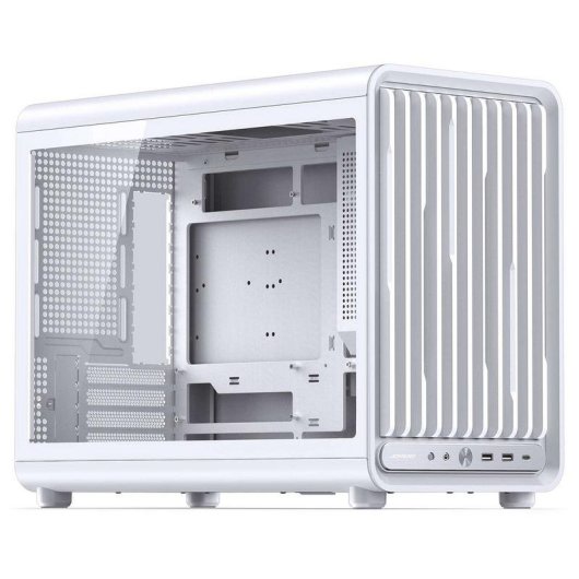 Boîtier PC Jonsbo D33 Standard Micro ATX Mini Tour Verre Trempé Blanc