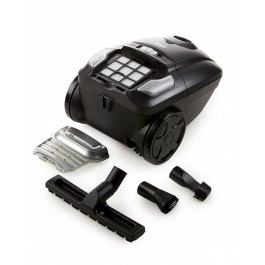 Aspirador com Saco Domo DO7285S 700W HEPA H12 3L 69dB Cinzento