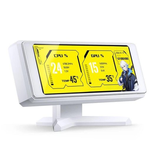 Monitor Jonsbo DS339 9,16" IPS Full HD USB Weiß Kompakt