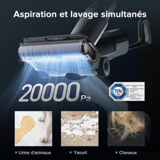Aspirador sem Fios Roborock F25 Ace 20000 Pa 60 min Autolimpeza HEPA