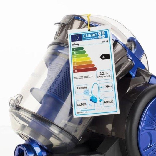 Aspirador sem Saco Wëasy WS14 900W 2L Filtro HEPA Acessórios