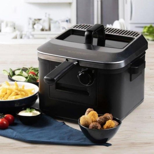 Fritteuse Domo DO545FR Sichtfenster 4L 2000W Temperaturregelung