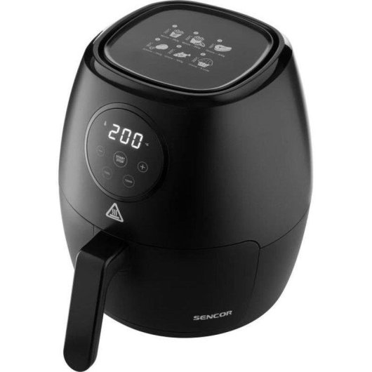 Airfryer Sencor SFR 5030BK 3,5L 1300W Écran Tactile LED Minuteur Antiadherent
