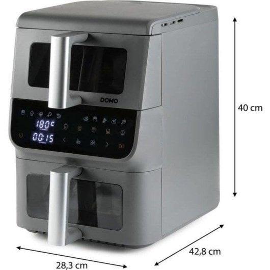 Airfryer Domo DO550FR Double panier 10 L 2500 W