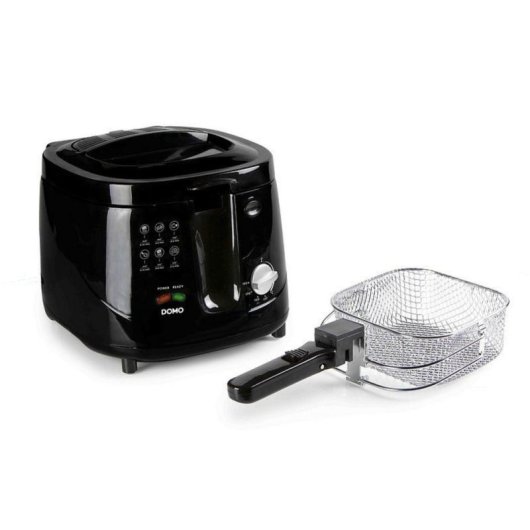 Friteuse Domo DO461FR 2,5L 1800W Fenêtre Thermostat Ajustable Noir