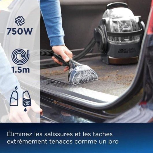 Aspirateur à Main Bissell Spotclean Auto Pro Select 750W Double Réservoir 2,8L/2,2L