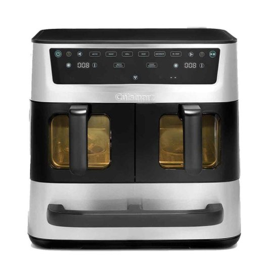Airfryer Cuisinart AFT13XSSE Trizone Double Compartiment 13,6L 2400W Revêtement Céramique