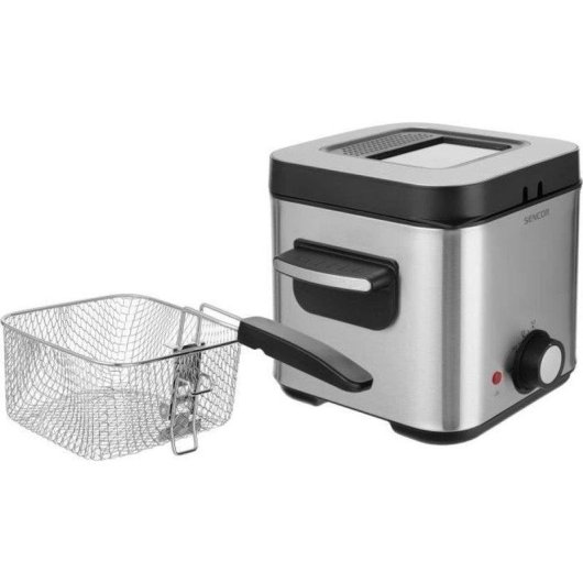 Friteuse Sencor SFR 6200SS 1,5L 900W Fenêtre Acier Inoxydable