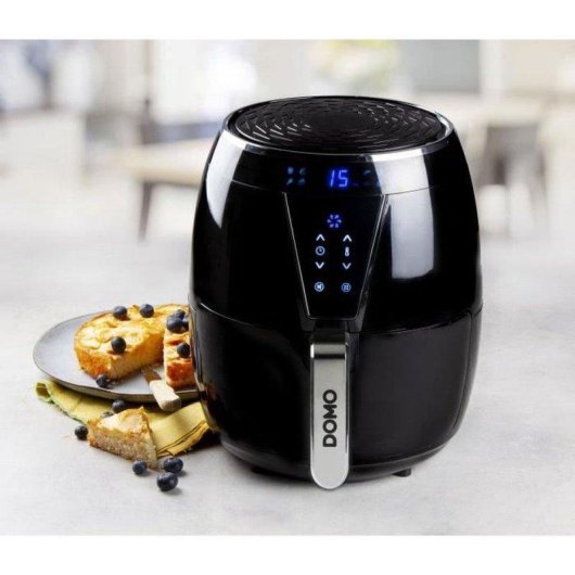 Airfryer Domo DO532FR 4L 2000W LCD 8 Programmes Panier Amovible Sécurité