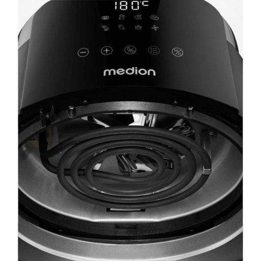 Heißluftfritteuse Medion MD13030 4,7L 1500W Touch 8 Programme Timer