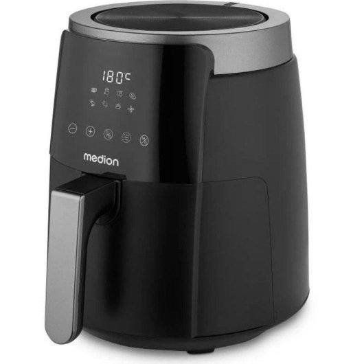 Heißluftfritteuse Medion MD13030 4,7L 1500W Touch 8 Programme Timer