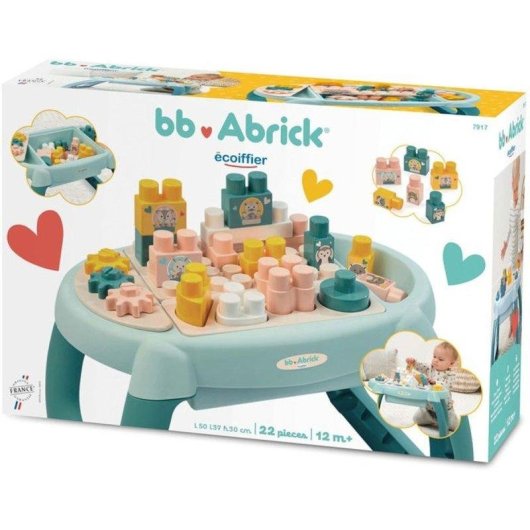 Table de jeu educative Ecoiffier Bb Abrick 7917 multicolore
