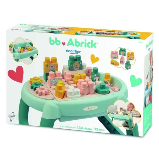 Table de jeu educative Ecoiffier Bb Abrick 7917 multicolore