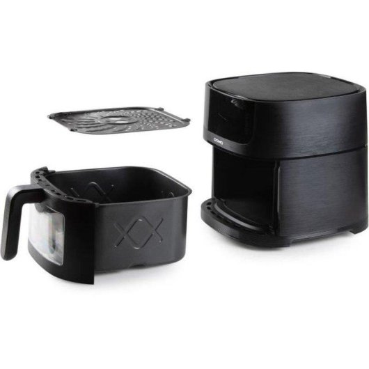 Airfryer Domo DO540FR 6L 1500W Écran Tactile 8 Programmes Fenêtre