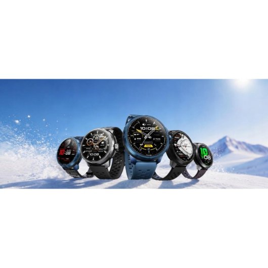 DOOGEE Anymoving M1 Pro Bluetooth GPS 50mm Preto Smartwatch AMOLED