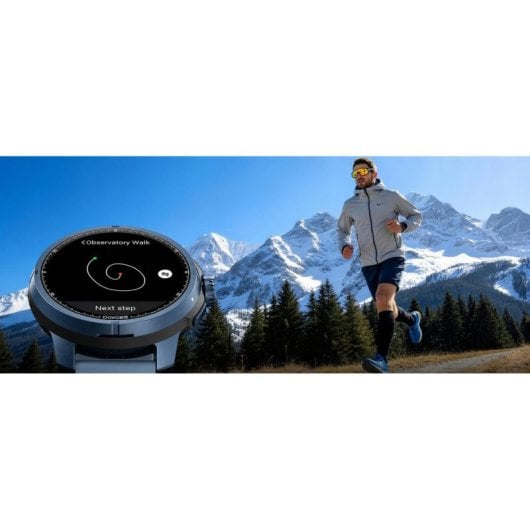 DOOGEE Anymoving M1 Pro Bluetooth GPS 50mm Preto Smartwatch AMOLED