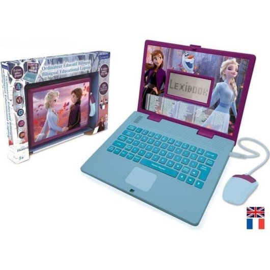 Ordinateur éducatif Lexibook Frozen JC598FZI1 bilingue FR/EN avec souris