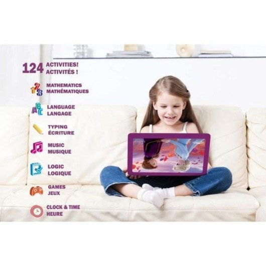 Ordinateur éducatif Lexibook Frozen JC598FZI1 bilingue FR/EN avec souris