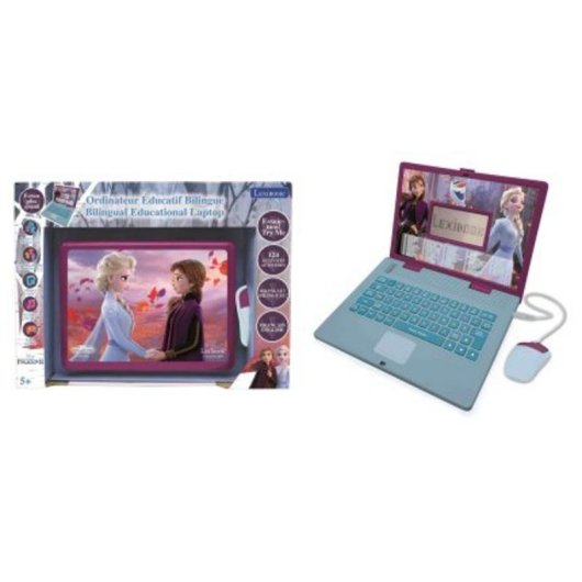 Ordinateur éducatif Lexibook Frozen JC598FZI1 bilingue FR/EN avec souris