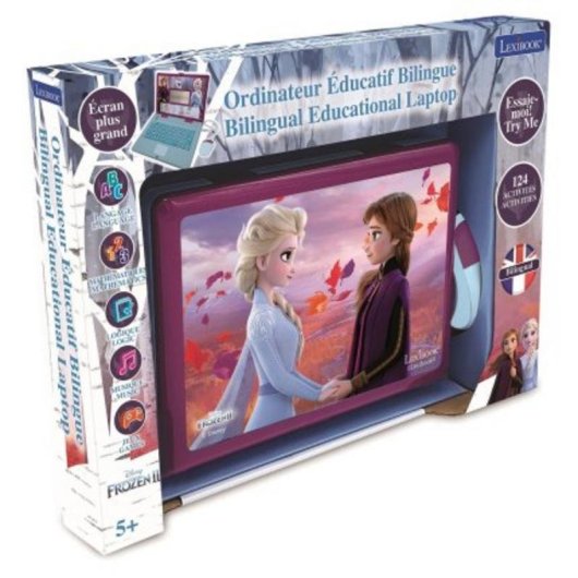 Ordinateur éducatif Lexibook Frozen JC598FZI1 bilingue FR/EN avec souris
