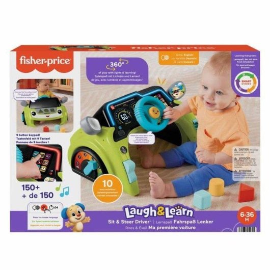 Centre dactivites Fisher-Price My First Car Smart Stages