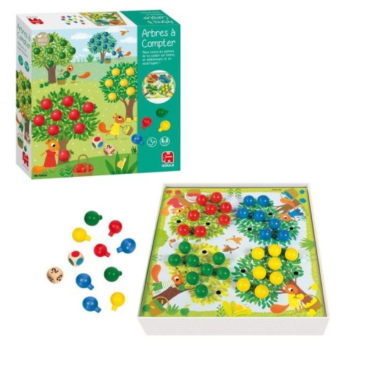Goula Counting Trees Lernspiel Zaehlen Farben Montessori