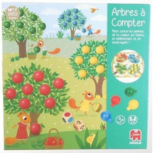 Goula Counting Trees Lernspiel Zaehlen Farben Montessori