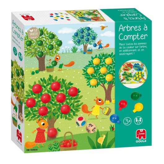 Goula Counting Trees Lernspiel Zaehlen Farben Montessori