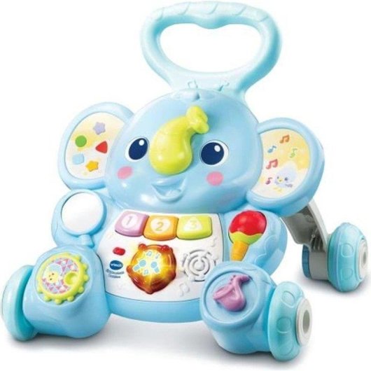 Caminador para bebé VTech Baby Elephanteau Trottino Azul 9-36 meses