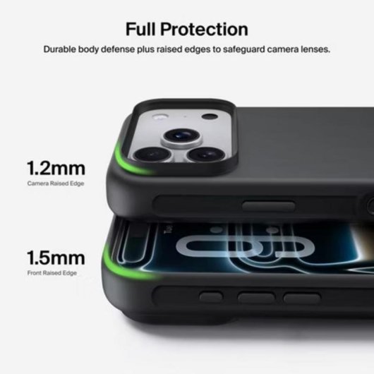 Funda Belkin Protect Series MagSafe PC TPU Noire Résistante pour iPhone 17 Pro et 18 Pro