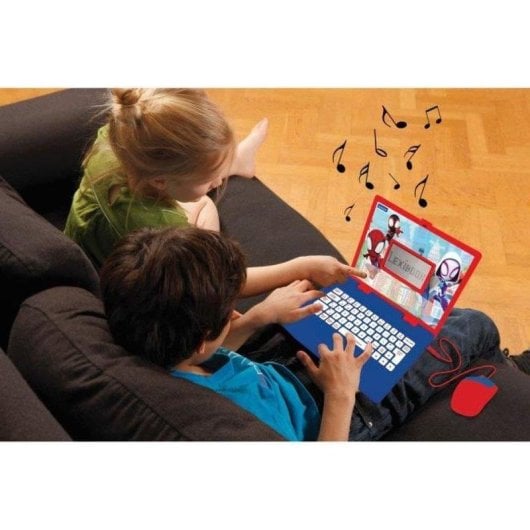 Laptop educativo Lexibook Spider-Man bilingue FR/EN
