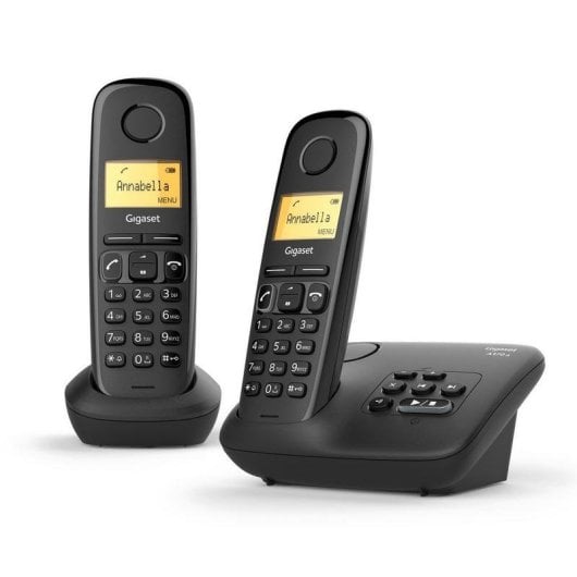 Téléphone sans fil Gigaset AL170A Duo DECT Répondeur 2 combinés