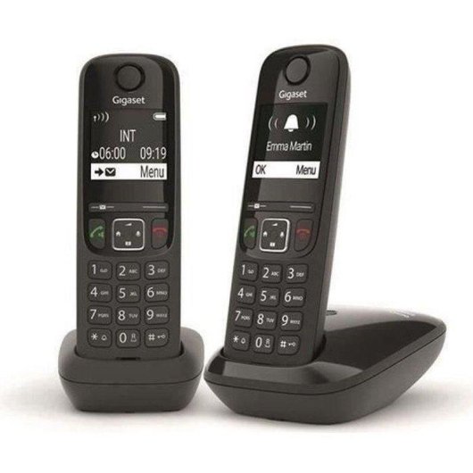 Téléphone DECT AS690 Duo Gigaset avec haut-parleur