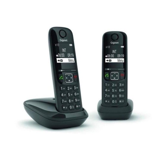 Téléphone DECT AS690 Duo Gigaset avec haut-parleur