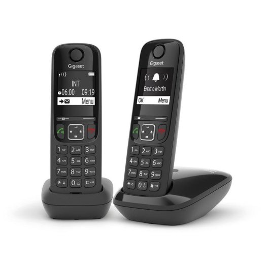Téléphone DECT AS690 Duo Gigaset avec haut-parleur