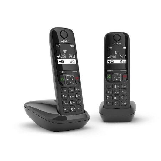 Téléphone DECT AS690 Duo Gigaset avec haut-parleur